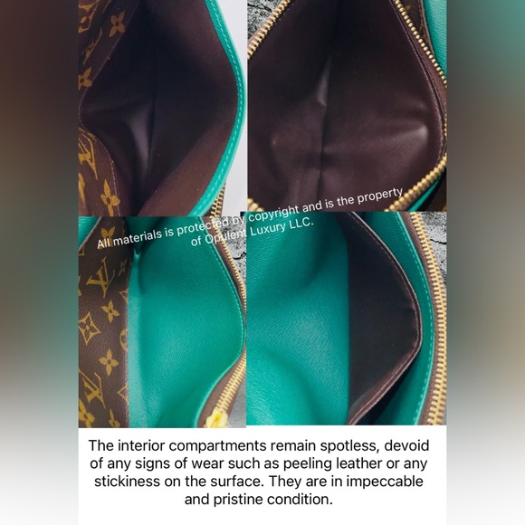 168 Louis Vuitton Monogram Emily Green Wallet - Picture 6 of 8